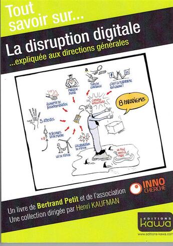 Couverture du livre « Tout savoir sur... ; la disruption digitale » de Henri Kaufman et Bertrand Petit aux éditions Kawa