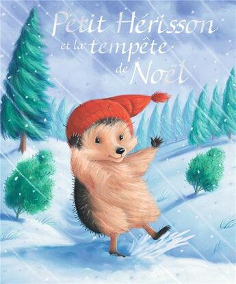 Couverture du livre « Petit Hérisson et la tempête de Noël » de M. Christina Butler et Tina Macnaughton aux éditions Milan