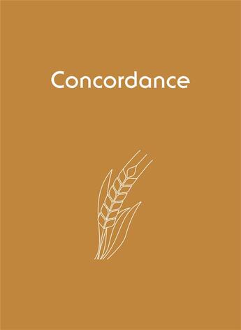 Couverture du livre « Concordance du semeur » de  aux éditions Excelsis