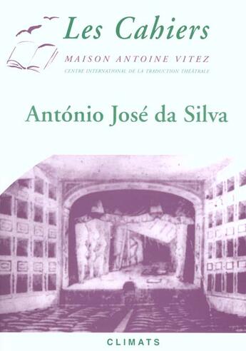 Couverture du livre « Oeuvres Theatrales » de Antonio-Jose Da Silva aux éditions Climats