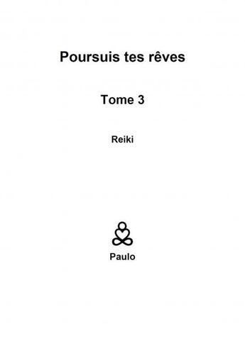 Couverture du livre « Poursuis tes rêves » de Paulo aux éditions Thebookedition.com