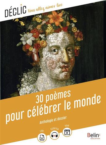 Couverture du livre « 30 poèmes pour célébrer le monde » de Alexis Buffet aux éditions Belin Education