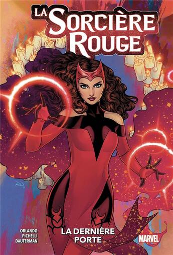 Couverture du livre « La sorcière rouge Tome 1 : La dernière porte » de Sara Pichelli et Christopher Allen et Steve Orlando aux éditions Panini