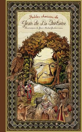 Couverture du livre « Fables choisies » de Jean De La Fontaine et Jean-Michel Jouhanneau aux éditions Vieux Tiroirs