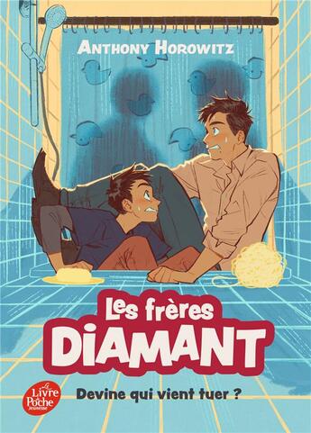 Couverture du livre « Les frères Diamant Tome 3 : Devine qui vient tuer ? » de Anthony Horowitz aux éditions Le Livre De Poche Jeunesse