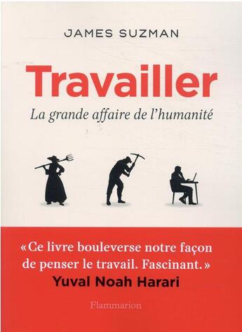 Couverture du livre « Travailler : la grande affaire de l'humanité » de James Suzman aux éditions Flammarion