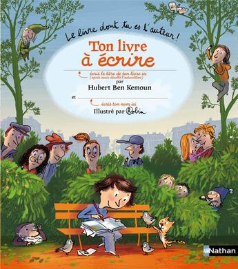 Couverture du livre « Ton livre à écrire » de Hubert Ben Kemoun aux éditions Nathan