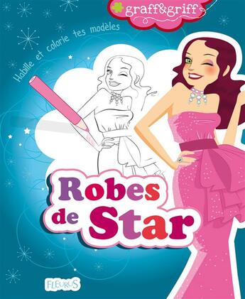 Couverture du livre « Robes de star » de Pop/Charlie Pop aux éditions Fleurus