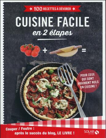 Couverture du livre « Couper-foutre ; cuisine facile en 2 étapes » de  aux éditions Solar