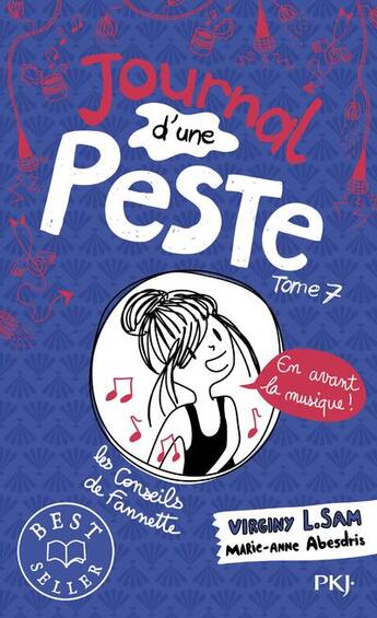 Couverture du livre « Journal d'une peste Tome 7 : en avant la musique ! » de Virginy L. Sam et Marie-Anne Abesdris aux éditions Pocket Jeunesse