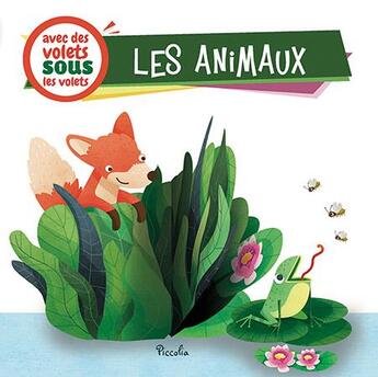 Couverture du livre « Avec des volets sous les volets/les animaux » de Piccolia aux éditions Piccolia