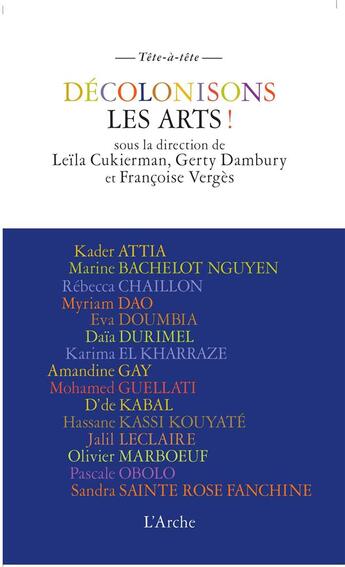 Couverture du livre « Décolonisons les arts ! » de  aux éditions L'arche
