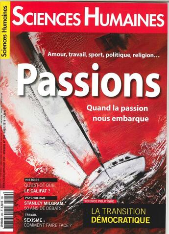 Couverture du livre « Sciences humaines n 280 le monde des passions avril 2016 » de  aux éditions Sciences Humaines