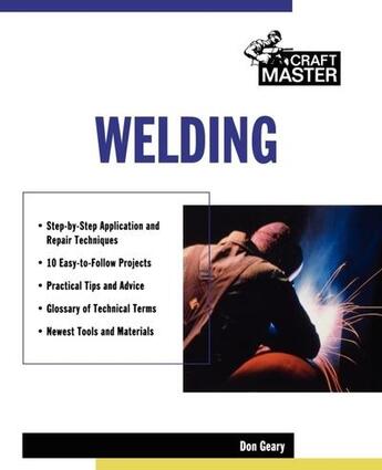 Couverture du livre « Welding » de Geary Don aux éditions Mcgraw-hill Education