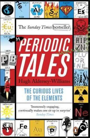 Couverture du livre « PERIODIC TALES: THE CURIOUS LIVES OF THE ELEMENTS » de H Aldersey-Williams aux éditions Adult Pbs