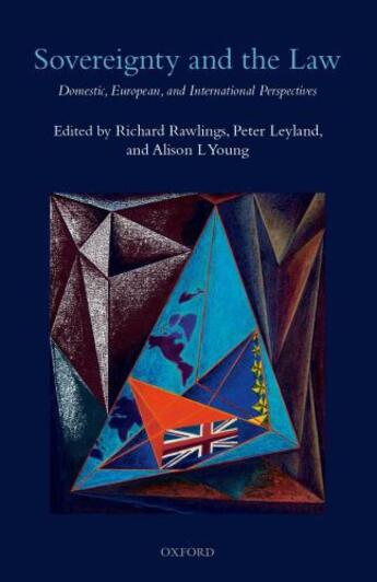 Couverture du livre « Sovereignty and the Law: Domestic, European and International Perspect » de Richard Rawlings aux éditions Oup Oxford