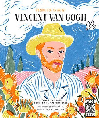 Couverture du livre « Portrait of an artist vincent van gogh » de Lucy Brownridge aux éditions Quarry