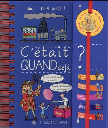 Couverture du livre « C'etait quand déjà ? » de Geraldine Maincent aux éditions Larousse