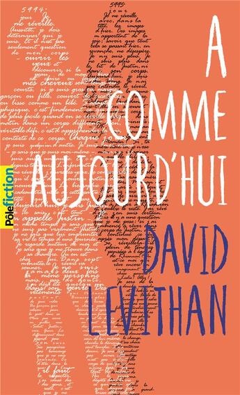 Couverture du livre « A comme aujourd'hui » de David Levithan aux éditions Gallimard-jeunesse