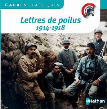 Couverture du livre « Lettre de poilus ; 1914-1918 » de  aux éditions Nathan