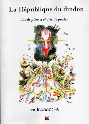 Couverture du livre « La république du dindon : jus de pitre et chairs de poule » de Corine Saint-Blancat aux éditions Vent-des-lettres