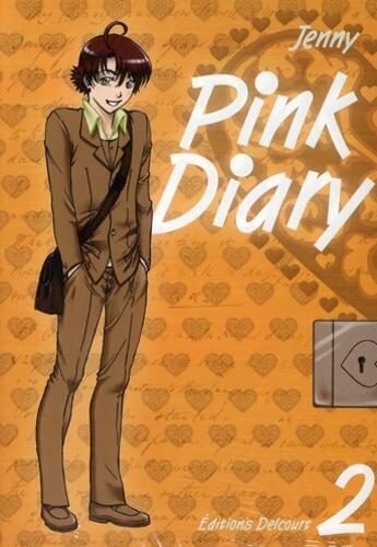 Couverture du livre « Pink diary : t.1 et t.2 » de Jenny aux éditions Delcourt