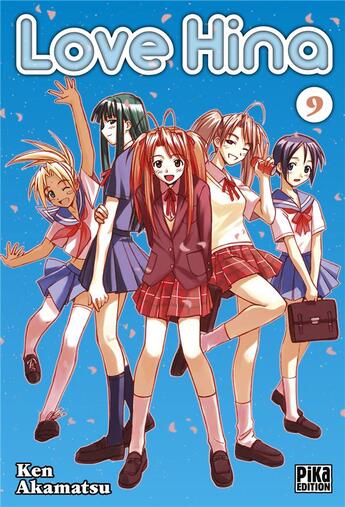 Couverture du livre « Love Hina Tome 9 » de Ken Akamatsu aux éditions Pika