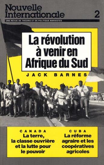 Couverture du livre « La revolution a venir en afrique du sud - la reforme agraire et les cooperatives agricoles a cuba » de Barnes/Castro aux éditions Pathfinder