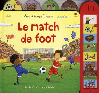 Couverture du livre « Le match de foot » de Sam Taplin aux éditions Usborne