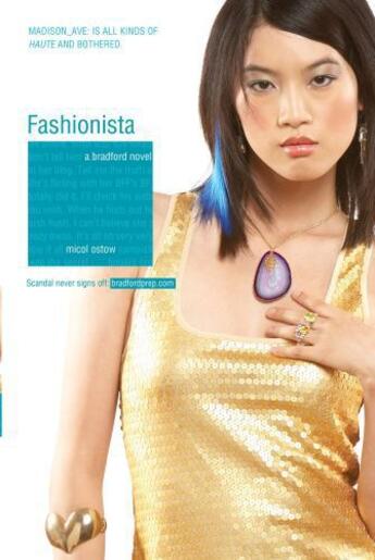 Couverture du livre « Fashionista » de Micol Ostow aux éditions Simon Pulse