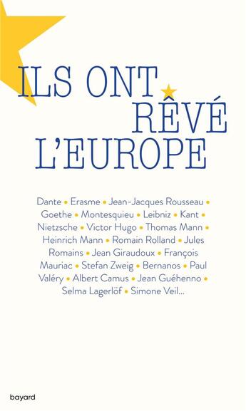 Couverture du livre « Ils ont rêvé l'Europe » de Philippe Demenet aux éditions Bayard