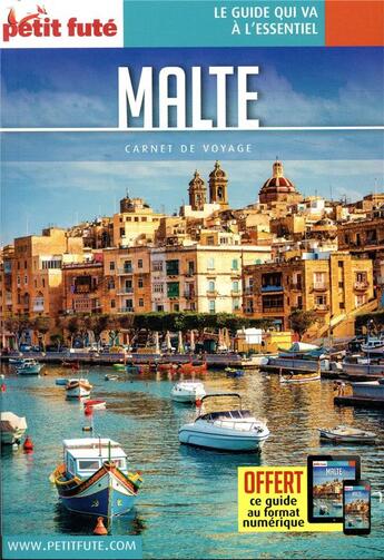 Couverture du livre « GUIDE PETIT FUTE ; CARNETS DE VOYAGE : Malte (édition 2019) » de Collectif Petit Fute aux éditions Le Petit Fute