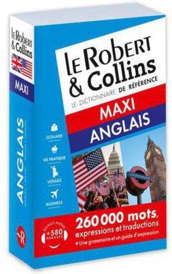 Couverture du livre « LE ROBERT & COLLINS ; MAXI ; anglais » de  aux éditions Le Robert