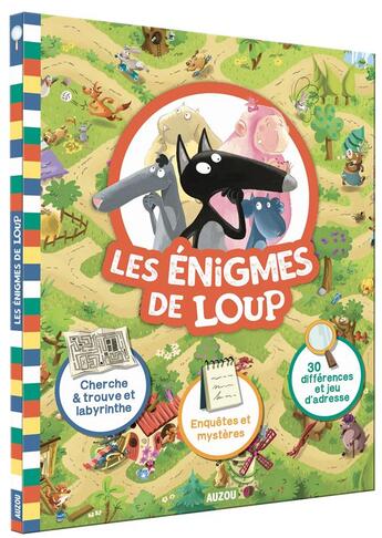 Couverture du livre « Les énigmes de Loup » de Orianne Lallemand et Eleonore Thuillier aux éditions Philippe Auzou