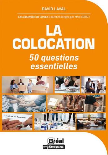 Couverture du livre « La colocation : astuces et conseils » de David Laval aux éditions Breal