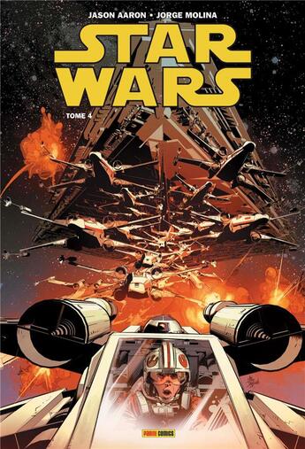 Couverture du livre « Star Wars t.4 : le dernier vol du Harbinger » de Jorge Molina et Jason Aaron aux éditions Panini