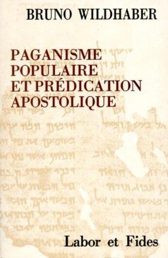 Couverture du livre « Paganisme populaire et predicatif » de  aux éditions Labor Et Fides