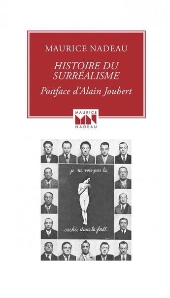 Couverture du livre « Histoire du surrealisme » de Maurice Nadeau aux éditions Maurice Nadeau