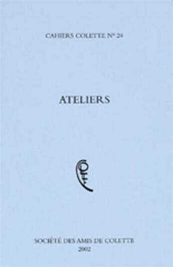 Couverture du livre « Ateliers » de  aux éditions Pu De Rennes