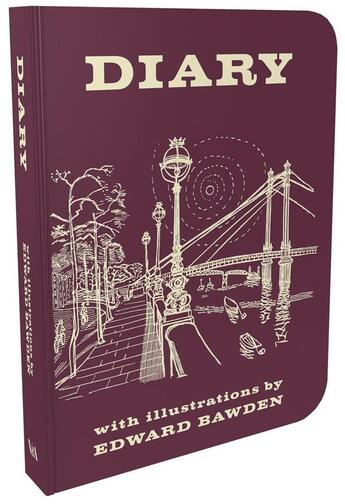 Couverture du livre « Edward bawden diary » de Bawden Edward aux éditions Victoria And Albert Museum