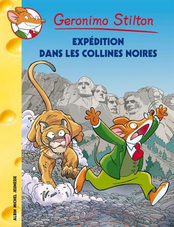 Couverture du livre « Geronimo Stilton Tome 58 : expédition dans les collines noires » de Geronimo Stilton aux éditions Albin Michel Jeunesse