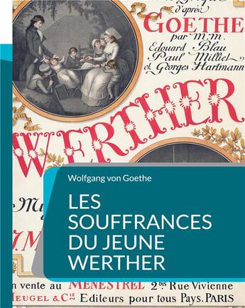 Couverture du livre « Les souffrances du jeune Werther » de Von Goethe Wolfgang aux éditions Books On Demand