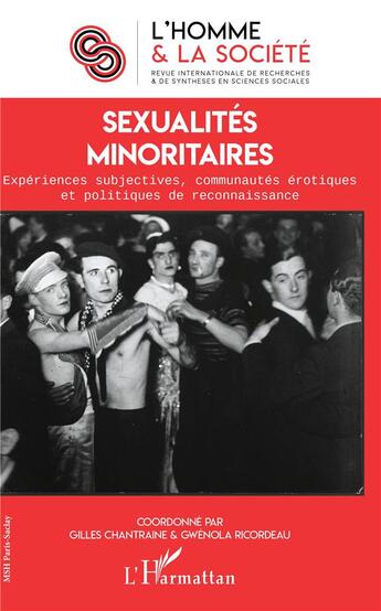 Couverture du livre « Sexualites minoritaires » de  aux éditions L'harmattan