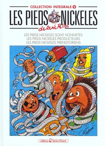 Couverture du livre « Les pieds nickelés ; intégrale t.9 » de Rene Pellos aux éditions Vents D'ouest