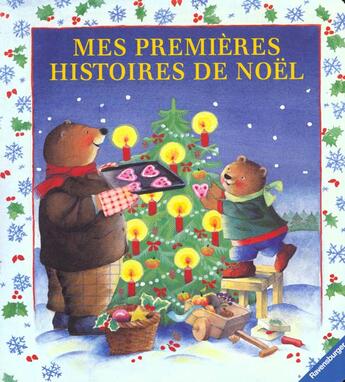 Couverture du livre « Mes premieres histoires de noel » de Zora et Kunzler aux éditions Ravensburger