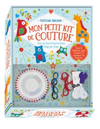 Couverture du livre « Mon petit kit de couture » de Abigail Wheatley et Jessie Eckel aux éditions Usborne