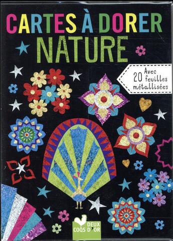 Couverture du livre « Cartes à dorer : nature » de Rosalind Elland-Goldsmith aux éditions Deux Coqs D'or