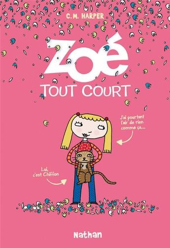 Couverture du livre « Zoé tout court Tome 1 » de Charise Mericle Harper aux éditions Nathan