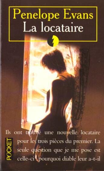 Couverture du livre « La Locataire » de Penelope Evans aux éditions Pocket