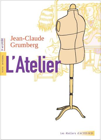 Couverture du livre « L'atelier » de Grumberg/Plat aux éditions Actes Sud